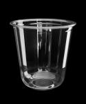 Copos PET transparentes em formato de U GK90/360UC