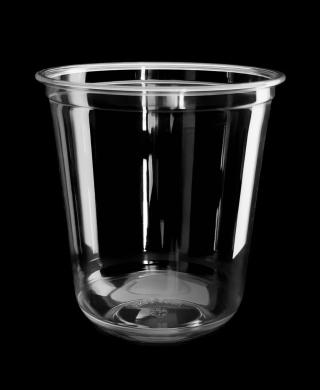 Copo de sorvete transparente em formato de U GK90/375UC